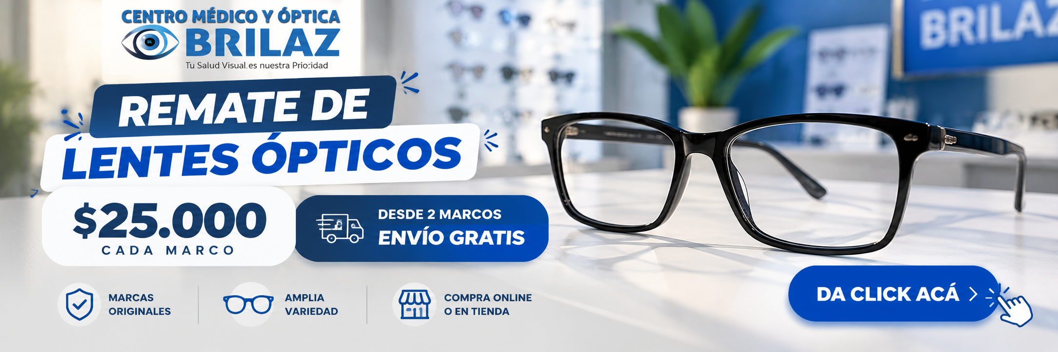 Banner promocional Brilaz